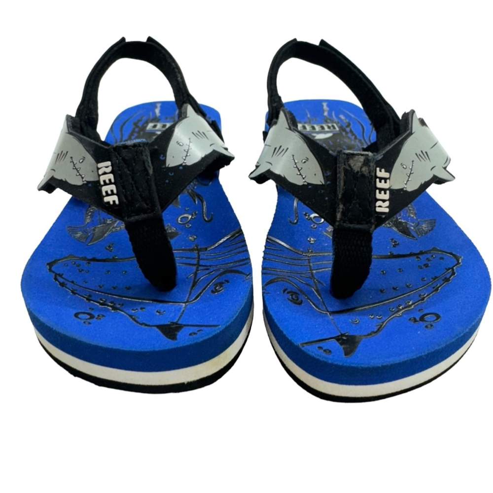 Boys Reef Sandals Blue Black C-19